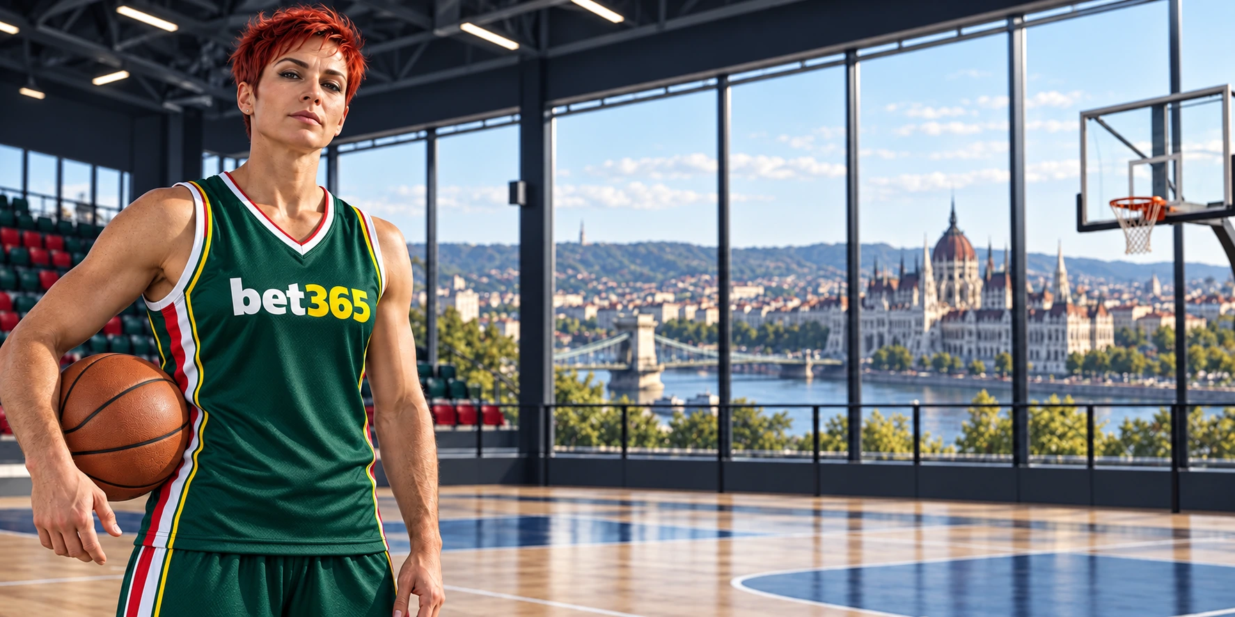Kosárlabdázó bet365 sportruházatban