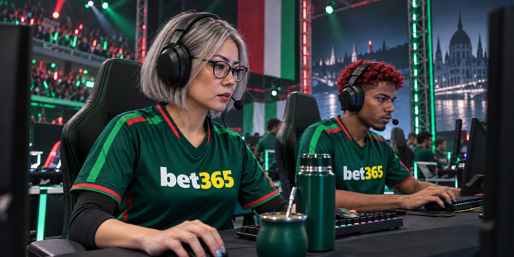 eSport-játékosok bet365 mezben